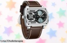 Reloj deportivo MEGALITH para hombre con diseño grande y elegante, resistente al agua: ¡aprovéchalo que está a un precio de locura!