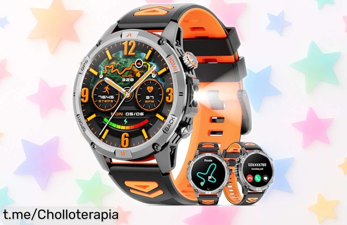 Reloj inteligente Joautrial para hombre, el chollo que esperabas: GPS, brújula y más de 100 modos deportivos. Aprovéchalo antes de que se acabe esta oferta increíble y pásala bien!