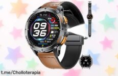 Reloj inteligente LIGE con pantalla AMOLED y GPS, diseñado para hacerte brillar mientras controlas tu día a día. ¡Esta oferta loca no la dejes escapar!