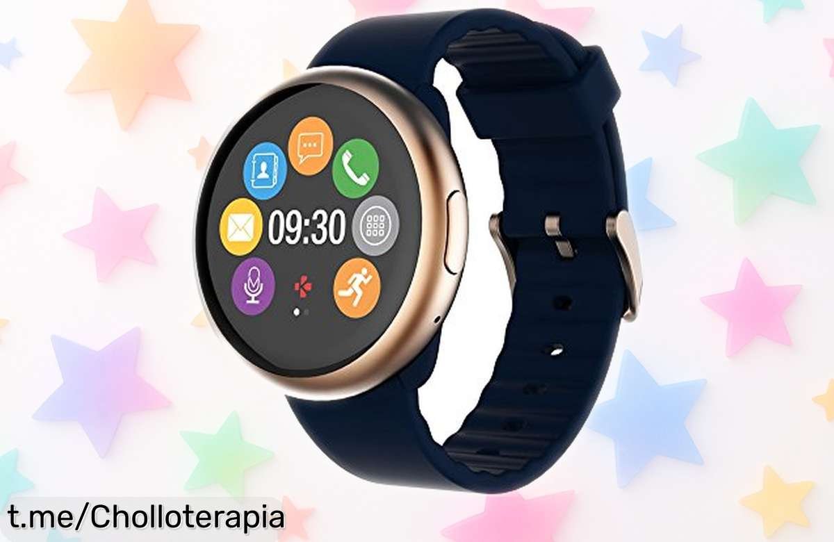 Reloj inteligente MyKronoz Zeround 2 para contestar llamadas y pantalla a color, ¡precio rebajado en un ofertón que no puedes dejar escapar!