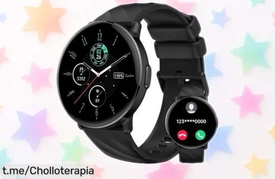 Reloj inteligente con ChatGPT que traduce y responde al instante, impermeable, más de 112 deportes y pulsómetro a un precio loco que no puedes dejar pasar. ¡Aprovéchalo ya!