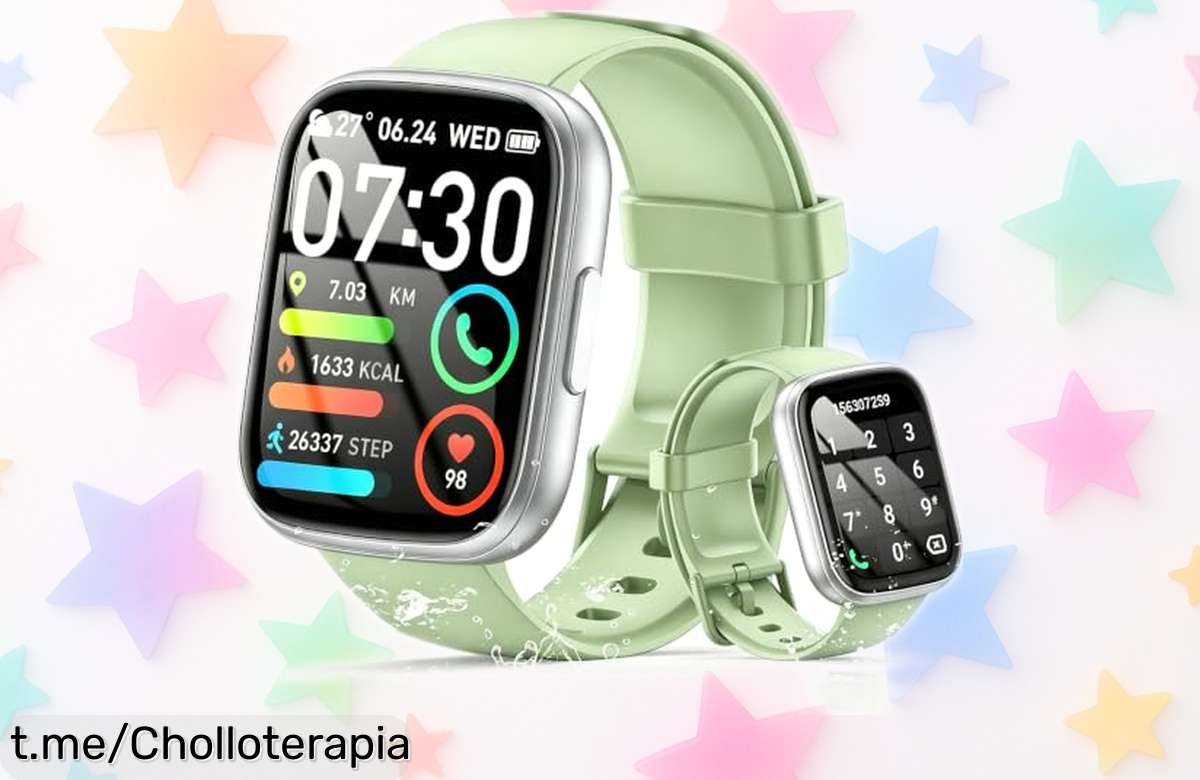Reloj inteligente para hombre y mujer con pulsómetro y más de 110 modos deportivos, ¡aprovéchalo antes que se acabe este precio loco!