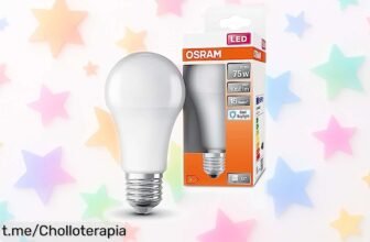 Renueva tu hogar con la lámpara LED Osram E27 que ilumina como nunca y dura muchísimo, ¡no dejes pasar este super chollo que te hará brillar!