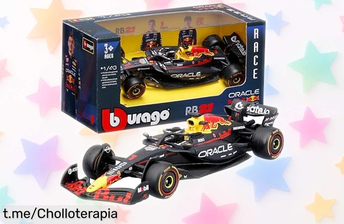 Réplicas de metal del Red Bull RB21 de Verstappen a escala 1:43, un chollo auténtico para los verdaderos fans que no querrán dejar escapar esta oportunidad única.