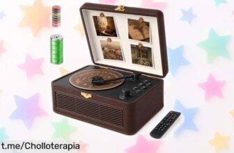 Reproductor de CD portátil Kegaudio con Bluetooth y radio FM a un precio loco, disfruta tu música donde quieras como nunca antes. ¡No dejes pasar este ofertón!