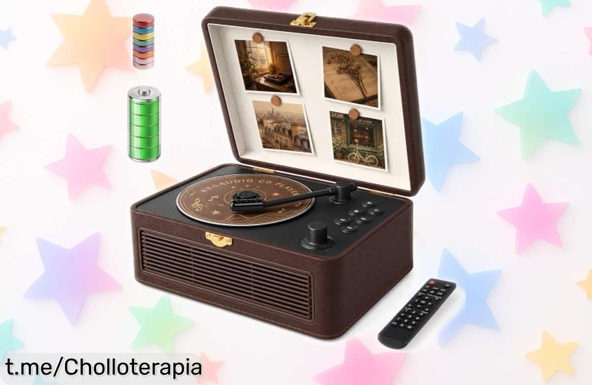 Reproductor de CD portátil Kegaudio con Bluetooth y radio FM a un precio loco, disfruta tu música donde quieras como nunca antes. ¡No dejes pasar este ofertón!