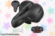 Revoluciona tus rutas con el sillín BELSVOR de doble muelle: confort extremo, amortiguación que arrasa y ventilación ¡mejor cómpralo ya o tu viejo sillín quedará en el olvido!