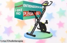 Revolutionaria bicicleta estática plegable Ultrasport FBike Pro a un precio que no olvidarás, perfecto para entrenar en casa y mantenerte activo sin ruido. ¡No dejes pasar esta oportunidad!