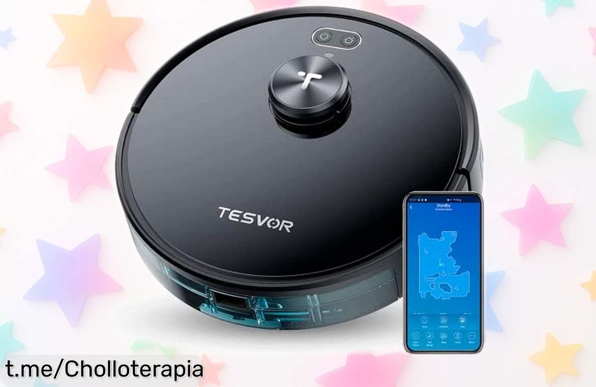 Robot aspirador Tesvor S4 que mapea tu casa al detalle y controla desde el móvil, ¡ahora a un precio de locura! No pierdas la oportunidad de vivir sin polvo y con tranquilidad.