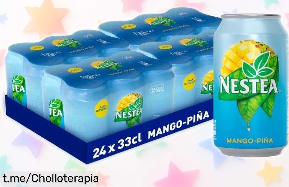 Sabor tropical y refrescante con 24 latas de Nestea Mango y Piña, increíble precio rebajado que no querrás dejar escapar. ¡Consíguelo ya y disfruta un momento delicioso!