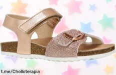 Sandalias Geox J Adriel Girl C en rosa dorado, el diseño que les encanta a un precio de ganga irresistible. ¡Hazlas felices jugando sin parar!
