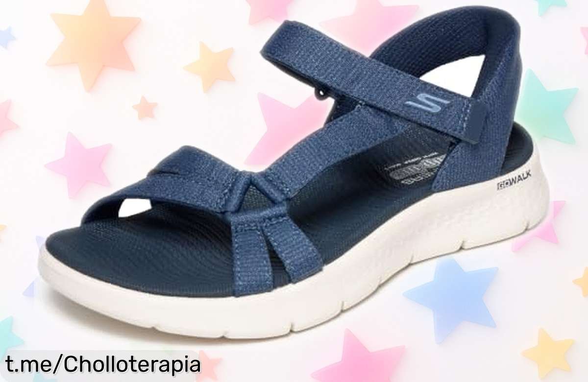 Sandalias Go Walk Flex de Skechers, el ofertón que estabas esperando: comodidad absoluta y limpieza en un segundo ¡No te pierdas esta oportunidad!