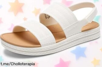 Sandalias planas DREAM PAIRS con correa elástica a un precio loco, ¡ligereza y estilo en cada paso! No dejes pasar este chollazo; tu comodidad te lo agradecerá.