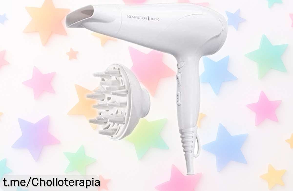 Secador de pelo Remington Ionic Dry 2200: potencia brutal y peinado de peluquería a precio loco, ¡no te lo pierdas y dale un giro a tu rutina ya!