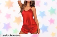 Sensacional conjunto de pijama sexy Nieery para mujer, realza tus curvas a precio loco y transforma cada noche en una experiencia única que no querrás perderte.