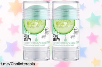 Sérum en barra Essence Hello, ¡hidratación al instante y refresco facial por un precio que parece de risa! No pierdas la oportunidad de lucir radiante hoy mismo.
