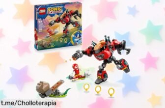 Set LEGO Sonic The Hedgehog con mech de batalla y minifiguras a un precio tirado, ¡prepara la emoción y creatividad en cada juego!