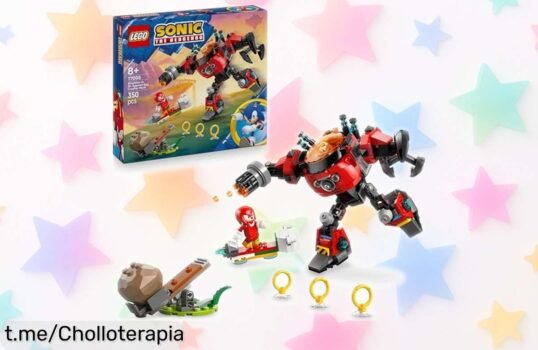 Set LEGO Sonic The Hedgehog con mech de batalla y minifiguras a un precio tirado, ¡prepara la emoción y creatividad en cada juego!
