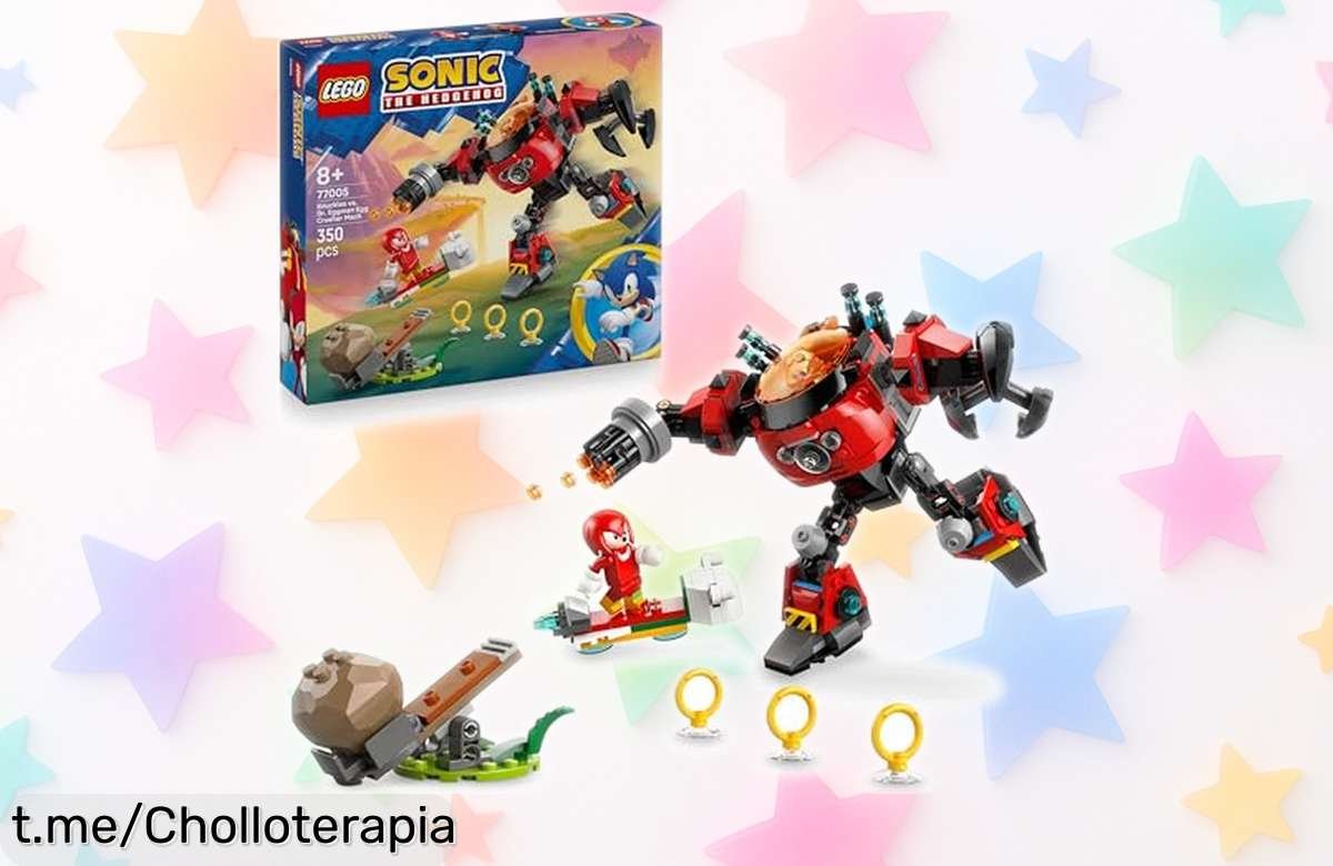 Set LEGO Sonic The Hedgehog con mech de batalla y minifiguras a un precio tirado, ¡prepara la emoción y creatividad en cada juego!