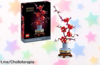 Set LEGO para montar una preciosa flor de ciruelo que alegrará tu espacio a un precio increíblemente bajo; no te quedes sin el tuyo y dale vida a tu hogar ya mismo.