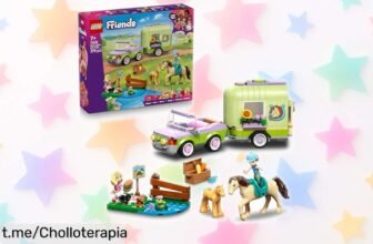 Set Lego Friends con coche y caballos de juguete a precio loco, ¡un regalo ideal para que tus peques creen mil historias! No dejes escapar esta oportunidad única.