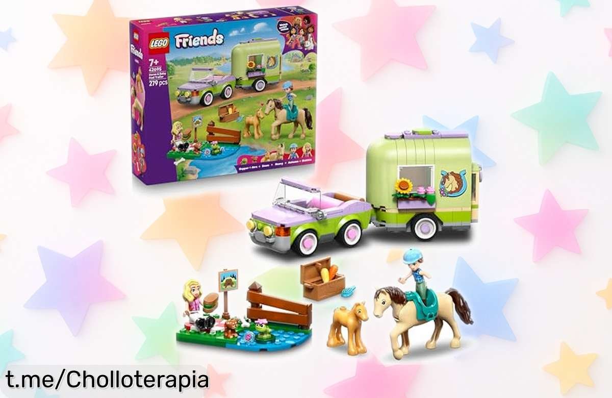 Set Lego Friends con coche y caballos de juguete a precio loco, ¡un regalo ideal para que tus peques creen mil historias! No dejes escapar esta oportunidad única.