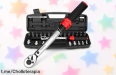 Set de 26 llaves dinamométricas Dekopro para bici en un super chollo, perfectas para cualquier reparación. ¡Consigue tu taller a punto y arranca sonrisas hoy!
