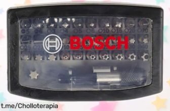 Set de 32 puntas Bosch para atornillar: chollo increíble en seguridad y versatilidad, llévalo a donde quieras y asegura tus proyectos con el mejor precio del mercado. ¡No te lo pierdas!