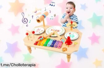 Set de 7 instrumentos musicales infantiles LZDMY en caja chulísima, ¡un ofertón que hará vibrar a los peques! Aprovecha esta bajada de precio y diviértete creando momentos únicos.