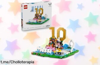 Set de construcción LEGO Editions con minifigura de Messi, ¡rebajado y listo para que los peques construyan su ídolo y disfruten jugando horas llenas de emoción!
