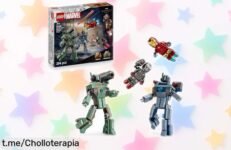 Set de construcción LEGO Marvel con Iron Man y Máquina de Guerra ¡Ahora a un precio increíble! Monta batallas épicas y siente la acción en tus manos. No te lo pierdas, este chollo vuela rápido.