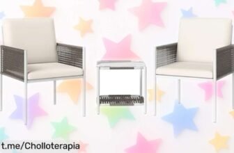 Set de jardín exterior Outsunny con mesa de cristal y 2 sillas: ¡disfruta del mejor rato al aire libre a un precio nunca visto! Renueva tu espacio ahora mismo.