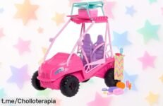 Set de juego Barbie Mysteries con todoterreno y 10 accesorios: ¡aventuras en la playa a un precio regalado que no podrás dejar escapar!