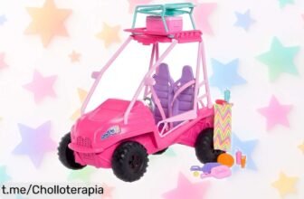 Set de juego Barbie Mysteries con todoterreno y 10 accesorios: ¡aventuras en la playa a un precio regalado que no podrás dejar escapar!