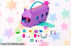Set de juego Polly Pocket Adventures en Rio Kitty Airways, un mundo de historias voladoras a precio loco que tus peques no querrán dejar escapar. ¡Aprovecha este super chollo ya!