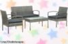 Set de muebles de jardín vidaXL con cojines, el ofertón que le dará un toque chulo a tu terraza. ¡No te lo pierdas, esta oportunidad es única y se va volando!