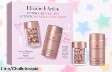 Set de skincare Elizabeth Arden con retinol, un super chollo que reduce arrugas y deja tu piel suave desde el primer día. ¡No te lo pierdas, cuida tu rostro hoy!