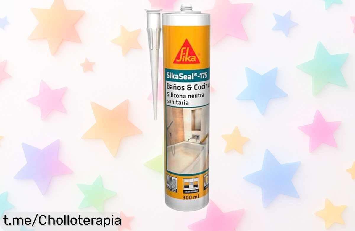 Silicona sanitaria SikaSeal 175 para baños y cocinas, ¡rebajada a un precio de escándalo! Perfecta para bricolaje casero. No esperes más, haz tu proyecto realidad ya.