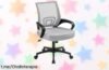 Silla de escritorio Yaheetech con soporte lumbar y respaldo transpirable, un ofertón ideal para estudiar o trabajar cómodamente ¡No dejes pasar esta oportunidad única!