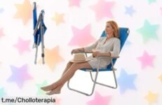 Silla de playa alta plegable Devessport Kohala, un chollo brutal que no ocupa espacio y es perfecta para todos los terrenos. ¡No te quedes sin ella y disfruta del verano al máximo!