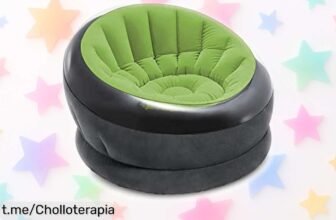 Sillón hinchable Empire de Intex: Dale color a tu hogar con este super chollo, fácil de mover y perfecto para cualquier rincón. ¡No te quedes sin el tuyo ya!