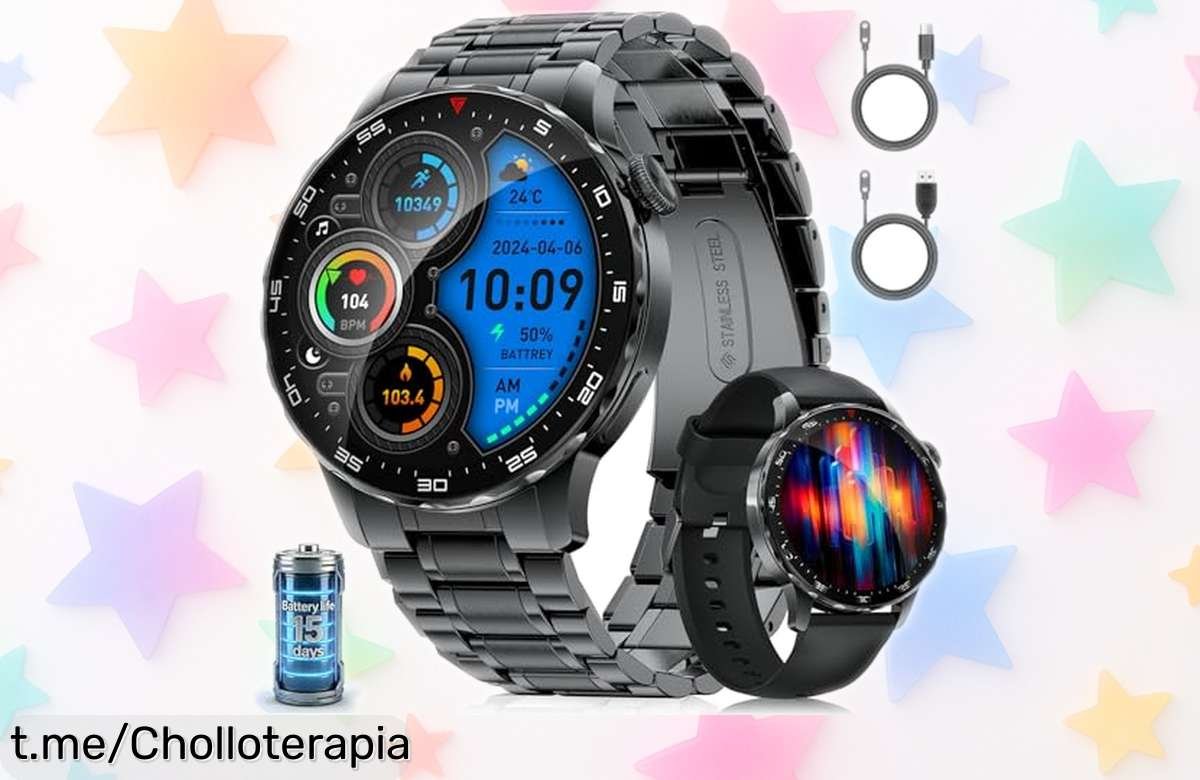 Smartwatch LIGEMI SML21A con pantalla AMOLED y más de 120 modos deportivos, ¡no te pierdas este ofertón que rebajó su precio para que puedas hacer deporte sin límites!