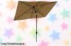 Sombrilla para terraza Outsunny de 3x2 m con protección UV50+ y manivela, ¡disfruta del sol sin preocupaciones a un precio que es todo un regalo!