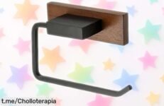 Soporte giratorio para papel higiénico SAYAYO: la solución que tu baño necesita a un precio increíble, fácil de instalar y resistente ¡No te lo pierdas!
