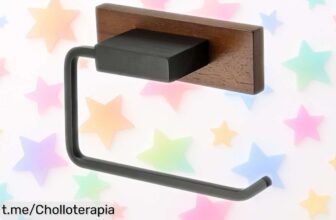 Soporte giratorio para papel higiénico SAYAYO: la solución que tu baño necesita a un precio increíble, fácil de instalar y resistente ¡No te lo pierdas!