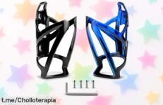 Soporte universal para botellas de bici, super resistente y ofertón perfecto para dos bicicletas: no te quedes sin hidratarte en cada ruta ¡Consíguelo ya!