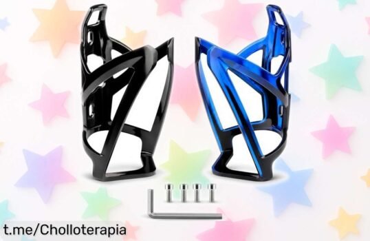 Soporte universal para botellas de bici, super resistente y ofertón perfecto para dos bicicletas: no te quedes sin hidratarte en cada ruta ¡Consíguelo ya!