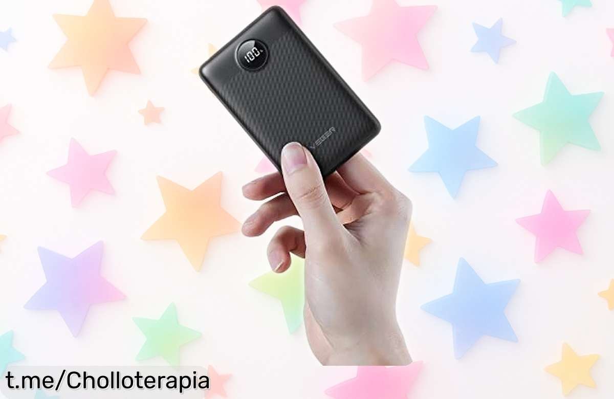 Sorprendente batería externa VEGER Power Bank 10000mAh con carga rápida USBC, ya a un precio loco para que nunca te quedes sin energía en tus mejores momentos.