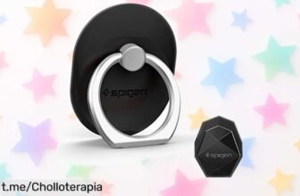 Sorprendente soporte anillo Spigen Style Ring, resistente y versátil: disfruta de tus vídeos sin manos y llévatelo en el coche a un precio que es una auténtica ganga. ¡No te lo pierdas!