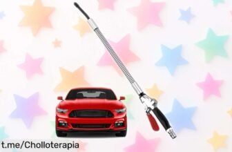 Spray de aire a presión para limpieza de motor y tapicería del coche, ¡ofertón increíble que dejará todo impecable! No te pierdas este chollo antes de que se acabe.